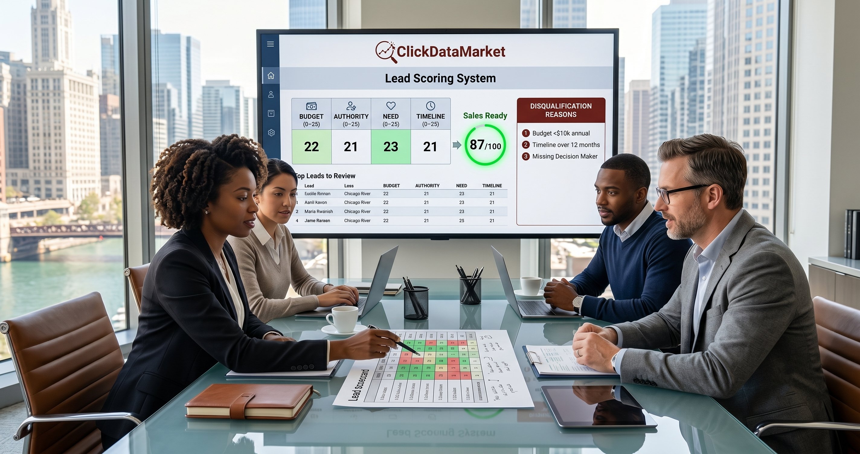 Lead qualification framework sales