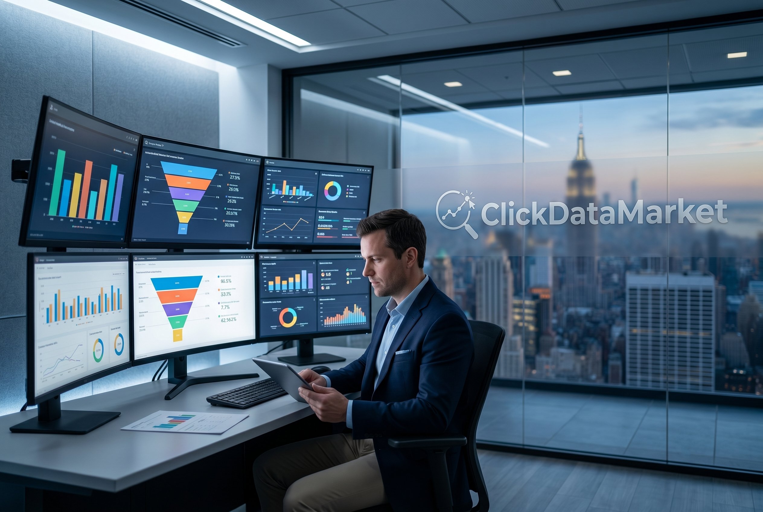 Digital marketing analytics dashboard