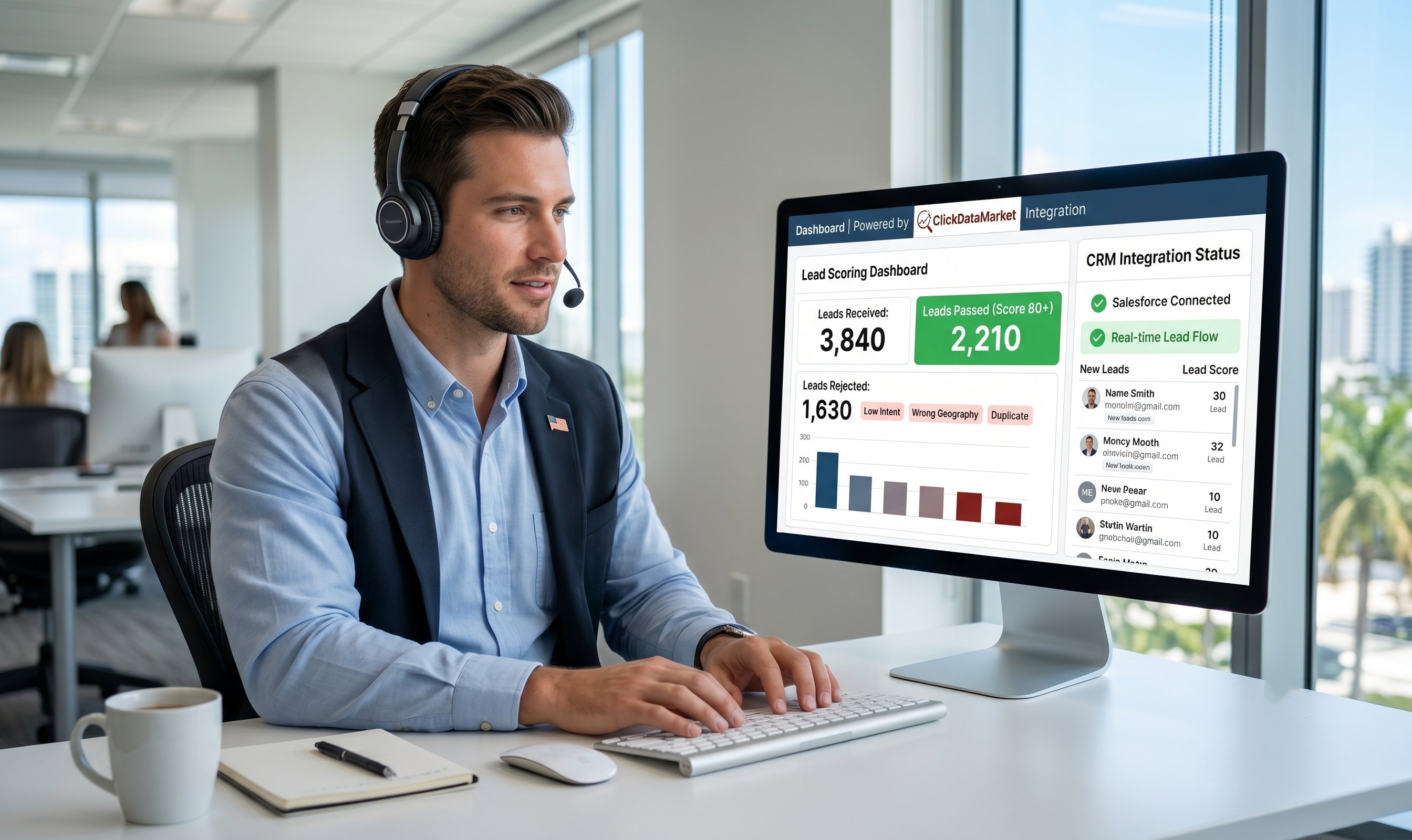 Qualifying and delivering leads